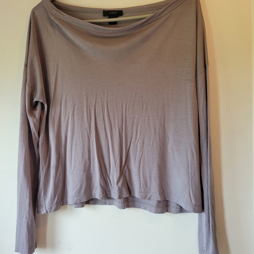 J crew off the shoulder long sleeve